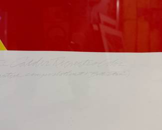A Tribute: Calder Revisited Signed Limited Edition 1/10 Abstract Art Print - Framed - photo 5