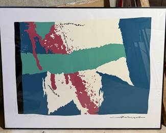 The Graffiti Series #1 - Signed Limited Edition 2/10 Abstract Art Print - Large Framed