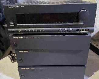 Harman/Kardon AVR 80 THX Receiver & PA2100 / PA2200 Stereo Power Amplifiers - 4 Pieces