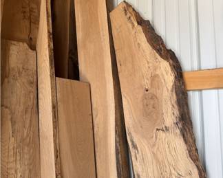 Historic Michigan White Oak Live-Edge Lumber & Slabs - Documented Champion Tree Provenance - photo 4