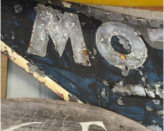 Large Vintage Motel Roadside Advertising Sign - Possible Historic Manistee, Michigan Landmark - photo 5