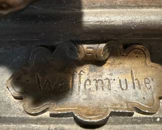 Bronze sculpture “Waffenruhe” meaning Armistice or Ceasefire 1885 by German artist Heinrich Schwabe