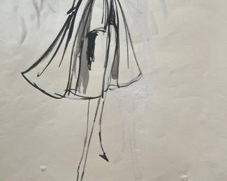 Black cape or cloak — costume study