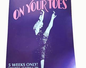 On Your Toes — theatre poster
