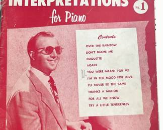 George Shearing Interpretations — vintage song folio