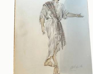 Adele E. Balkan — Peter Ustinov as Kaptah, ragged robe, The Egyptian (1954)