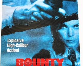 Bounty Hunters (1996) action film poster