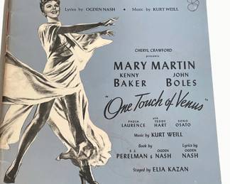 One Touch of Venus — Mary Martin vocal selections