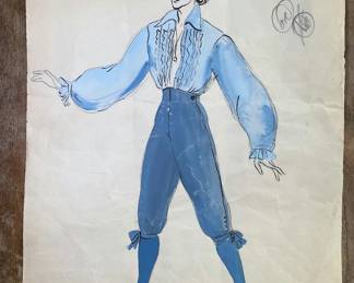 Eduardo Lerchundi — Francisco Suarez costume study (1949)