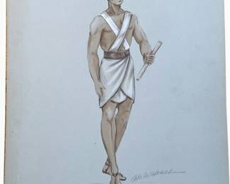 Adele E. Balkan — Edmund Purdom as Sinuhe, The Egyptian (1954)