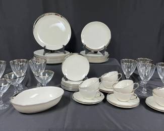 Pickard Crescent China Fostoria Crystal