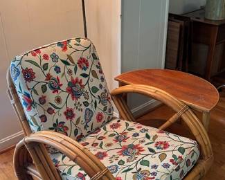 bamboo/rattan lounge chair