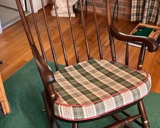 Custom Windsor rocking chair