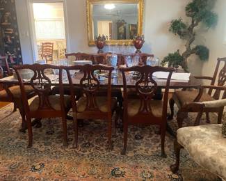 Dining set seats 8