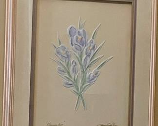 FRAMED/MATTED "SUMMER BUD" by COOPER SMITH