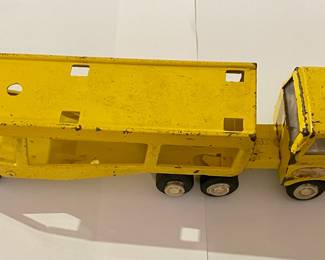 TONKA MINI CAR CARRIER TRUCK AND TRAILER NO. 096