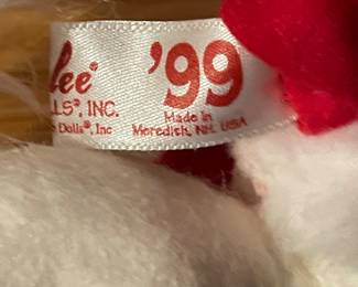 1999 ANNALEE 5" "SANTA CLAWS" CHRISTMAS CAT DOLL