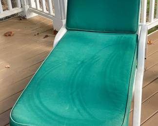PATIO CHAISSE LOUNGE WITH THICK STURDY CUSHIONS