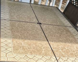 TILE-TOP PATIO CHAIR w/5-CHAIRS