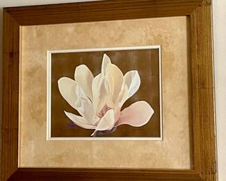 FRAMED FLORAL PRINT