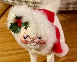 1999 ANNALEE 5" "SANTA CLAWS" CHRISTMAS CAT DOLL