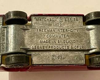 1970 MATCHBOX NO. 22 FREEMAN INTER-CITY COMMUTER by LESNEY