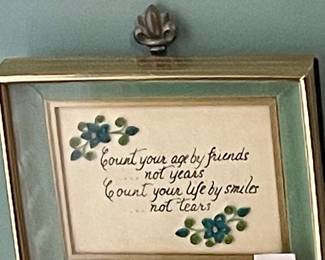 FRAMED POEM