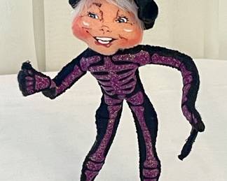 ANNALEE BLACK/PURPLE SKELETON ELF