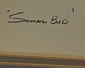 FRAMED/MATTED "SUMMER BUD" by COOPER SMITH