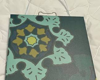 PAINTED CANVAS WALL ART
