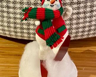 2003 ANNALEE SKIING SNOWMAN MODEL #7481