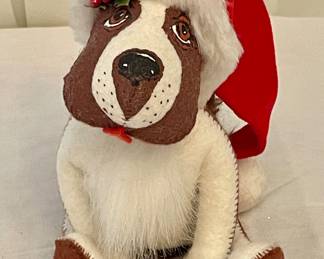 2001 ANNALEE HOLIDAY HOUND ST. BERNARD