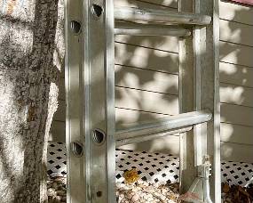 16' SEARS "SUBURBANITE" EXTENSION LADDER MODEL 4273