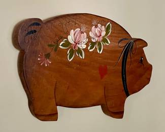 TOLLE PAINTED WALL PLAQUE