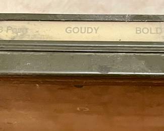 ANTIQUE TYPESET TRAY