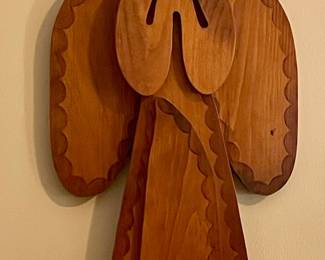 WOODEN WALL SCULPTURE