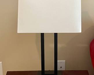 BLACK MATTED TABLE LAMP (2-AVAILABLE)