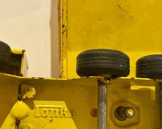 TONKA MINI CAR CARRIER TRUCK AND TRAILER NO. 096