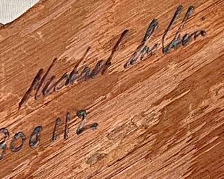 SIGNED MICHAEL LANDIS SANTA 300112
