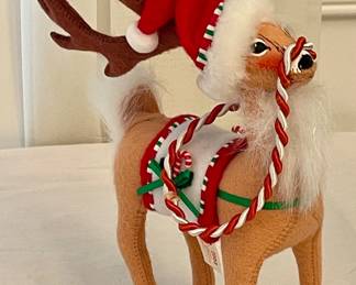 2005 ANNALEE PEPPERMINT REINDEER (ITEM #643605)