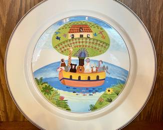 VINTAGE VILEROY & BOCH PLATE by FRENCH ARTIST GERARD LAPLAU