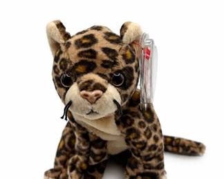 Ty spotted big cat plush – leopard / cheetah look, Ty stuffed animal with tags | Lot 1104, bids start at $10