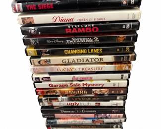 DVD & VHS movie collection – bulk lot | Lot 1140, bids start at $15