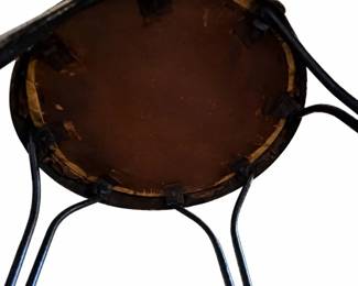 Backless metal stool with round seat | Lot 1161, bids start at $5