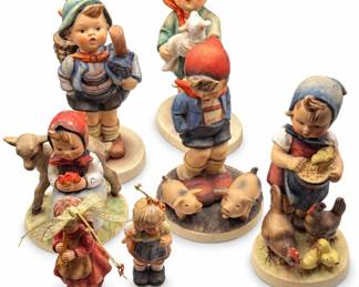 Hummel figurines & ornaments – Goebel Germany bee marks, #198 #199, figurine lot | Lot 1020, bids start at $50