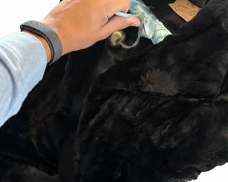 Fur coat, beaver per seller (not authenticated) – Mazur Bros. / Gracian Oakland label | Lot 1208, bids start at $225