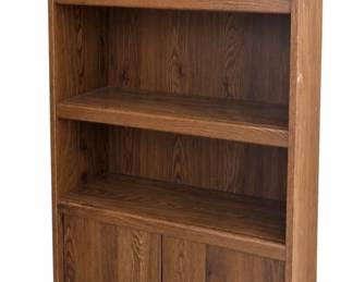 Bookcase / media cabinet – bookshelf with lower doors | Lot 1078, bids start at $20