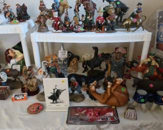 large  amount  of  western   collectibles