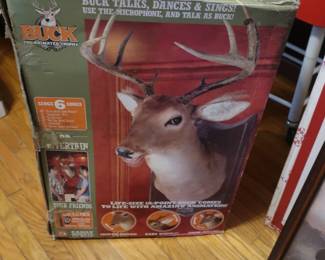 Buck  that  talks and  sings