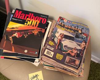 Vintage car magazines